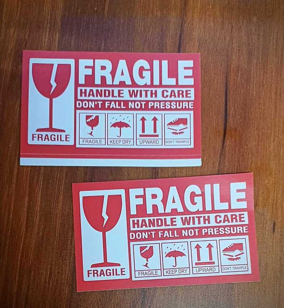 Pre Printed  Sticker Labels - Color: Multi