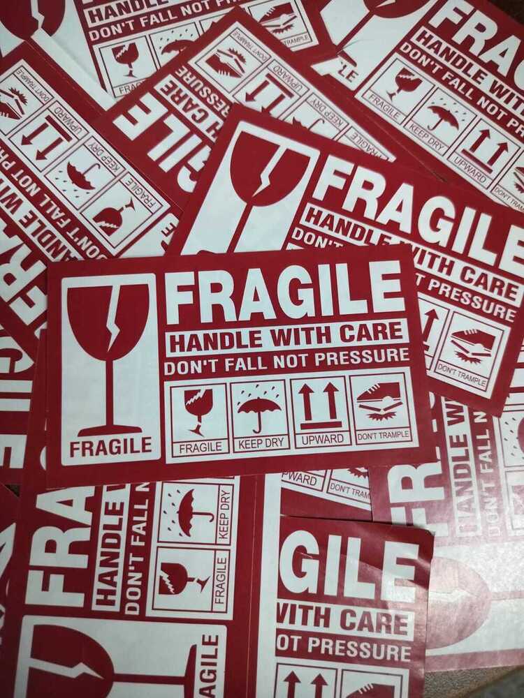 Pre Printed  Sticker Labels - Color: Multi