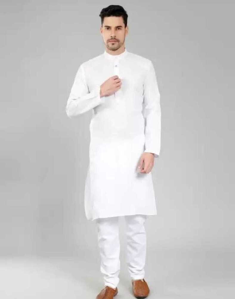 Men Kurta - Cotton Fabric, Available In Haldi, Bhagva & Lakhnavi Styles | Ideal For Weddings & Festivals, Ready & Make-to-order For Bulk Buyers