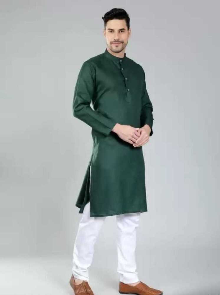 Men Kurta - Cotton Fabric, Available In Haldi, Bhagva & Lakhnavi Styles | Ideal For Weddings & Festivals, Ready & Make-to-order For Bulk Buyers