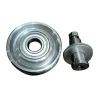 Self Loading Concrete Drum Roller Assembly - Color: Silver