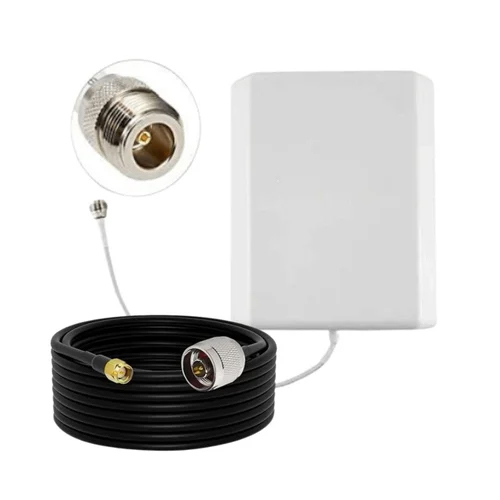 Patch Antenna with HLF 400 Low-Loss Cable