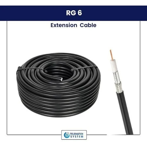 RG 6 CCS कोएक्सियल एक्सटेंशन केबल