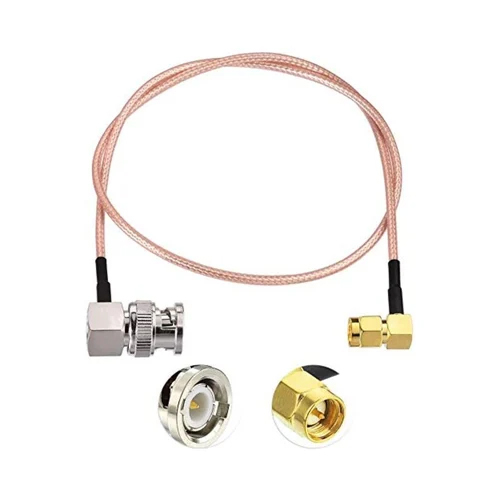 SMA Male 90-Degree to BNC Male Adapter Right Angle RG316 Jumper RF Coaxial Cable