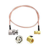 SMA Male 90-Degree to BNC Male Adapter Right Angle RG316 Jumper RF Coaxial Cable