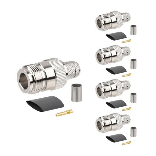 UHF Female-Jack Crimp RF Connector Set of 5) for LMR400