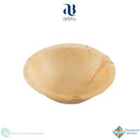 Disposable Eco friendly Areca Palm Leaf 6 inch Round Bowl