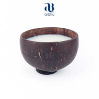 Premium Biodegradable Handcrafted Coconut Shell Desert Bowl - Application: Home