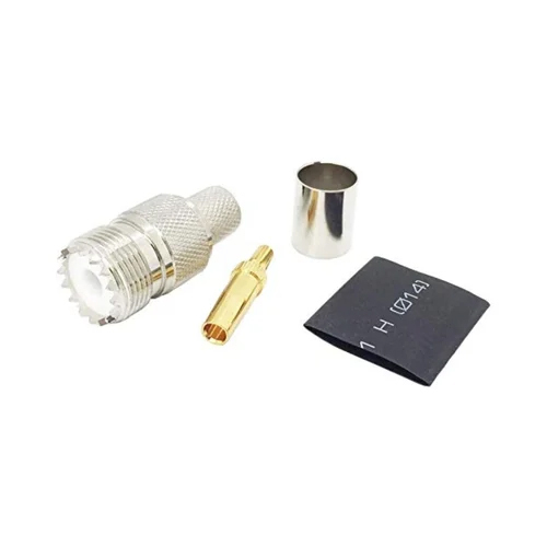 UHF Female-Jack Crimp RF Connector for LMR400