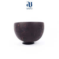 Natural Coconut Shell Dessert Bowl With Base - Application: Home