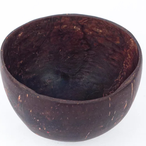 Natural Coconut Shell Dessert Bowl With Base - Application: Home