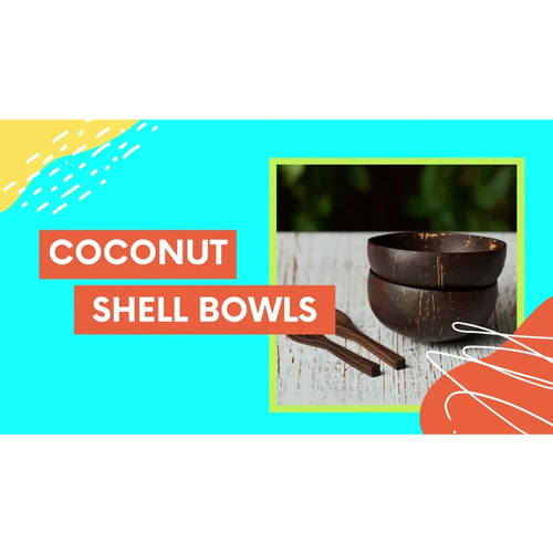 Naturally Compostable Coconut Shell Soup Bowls - Application: Home