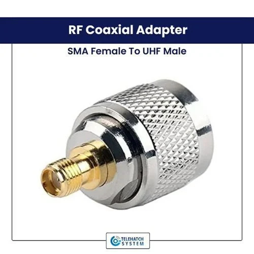 RF Coaxial Adapter SMA Female To UHF Male Connector