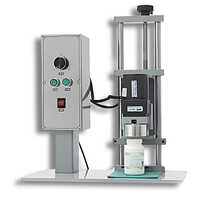 Semi Automatic Capping Machine - Mild Steel, 380 Volt, Silver | Semi-automatic Operation, Electric Drive, 1 Year Warranty