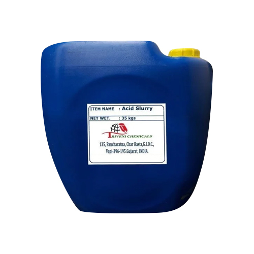Acid Slurry - 90% Plus Purity, Highly Water Soluble, Melting Point 149Â°C, Industrial Grade Organic Acid for Diverse Applications