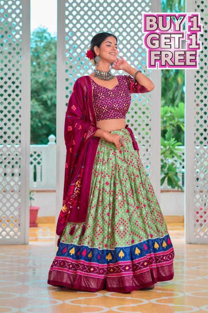 Chaniya Choli - Bust Size: 44 Inch (In)