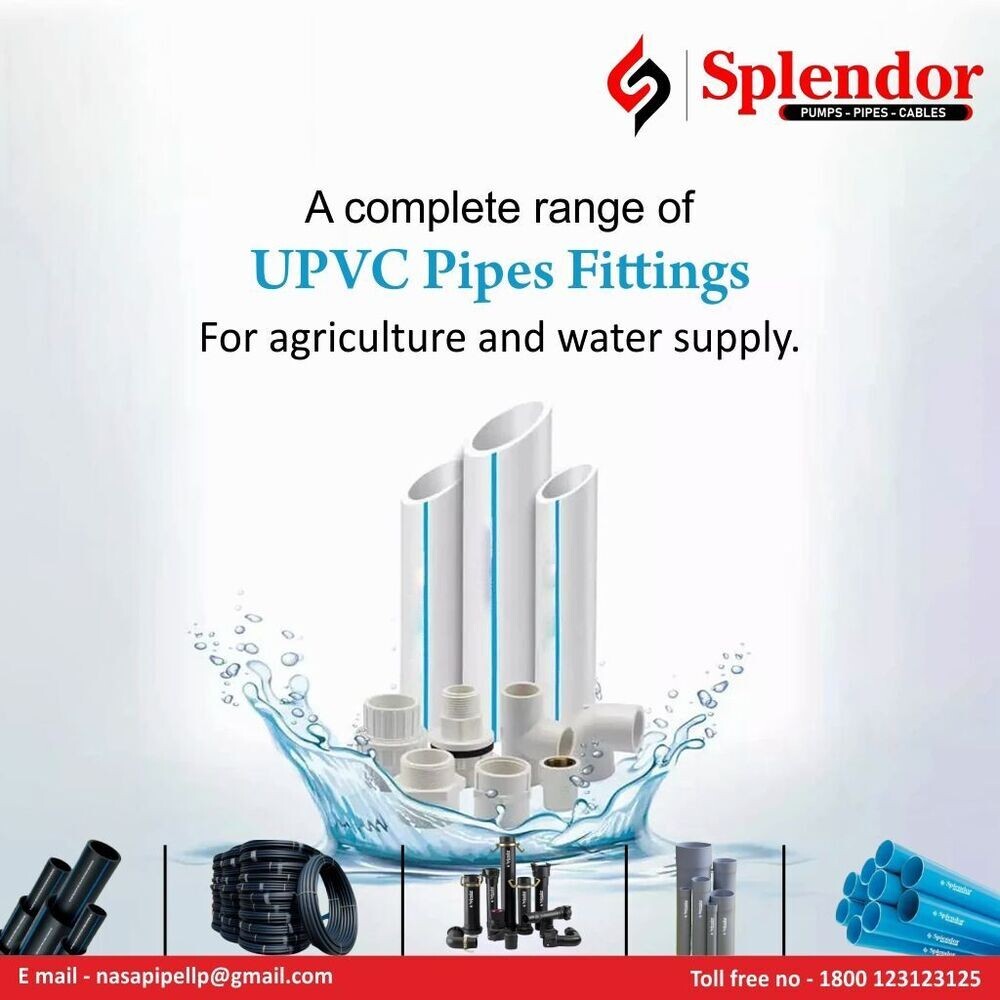 0.5 To 2 Inch Upvc Pipe - Application: Industrial
