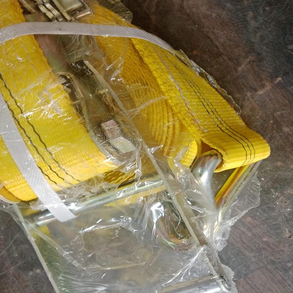 Heavy Duty 10 Ton 10 Meter 75 mm Polyester Ratchet Cargo Lashing Belt