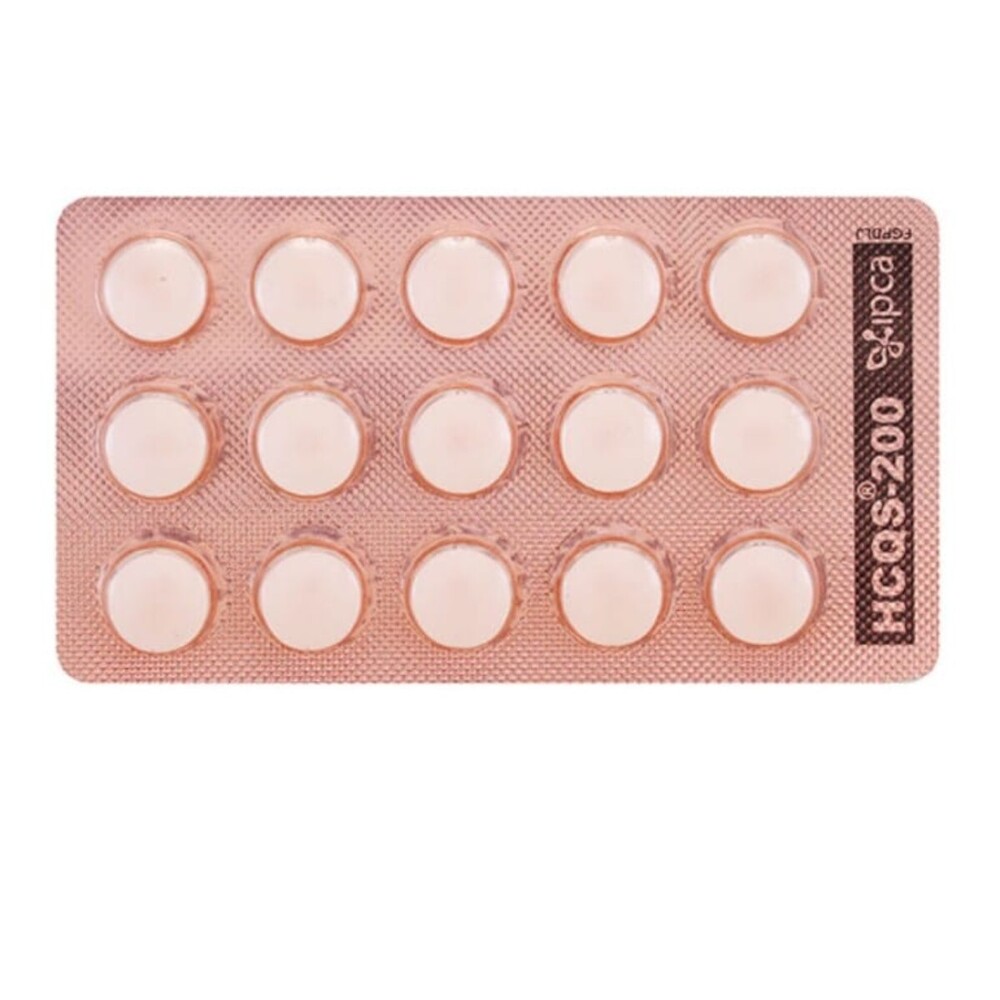 एचसीक्यूएस 200 मिलीग्राम टैबलेट सामग्री: हाइड्रोक्सीक्लोरोक्वीन (200 मिलीग्राम)