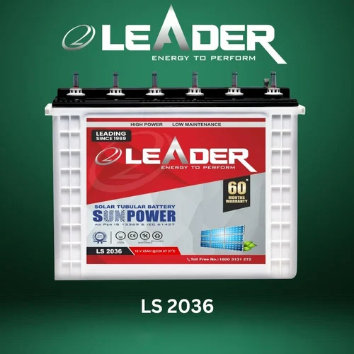 Leader Ls 2036 Solar Tubular Battery - Application: Commercial