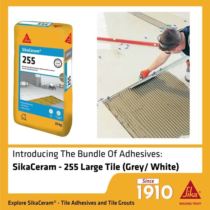 SikaCeram 255 Grey Large Tile