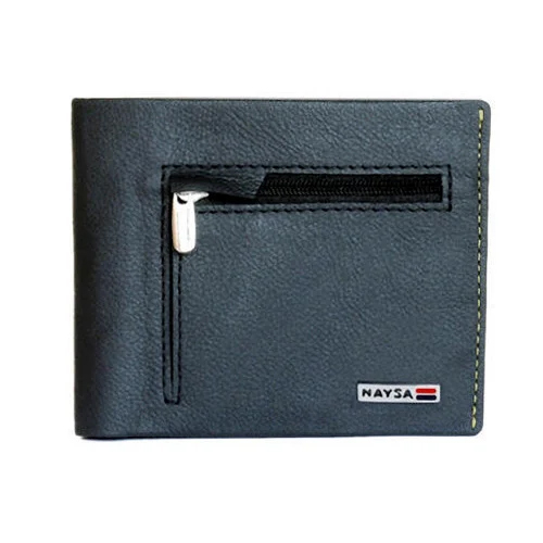Men Black Leather Wallet