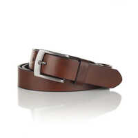 Designer Leather Belt - Color: Brown