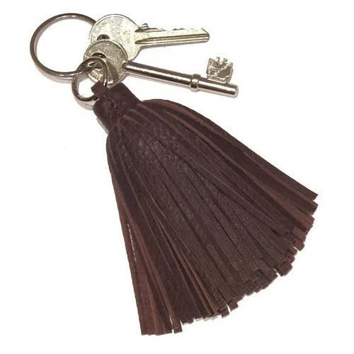 Stylish Leather Keychain