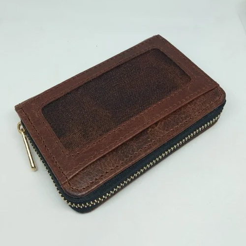 Brown Leather Card Holder