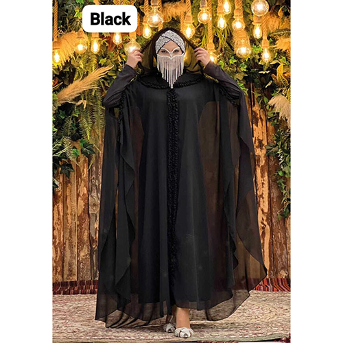 Georgette Kaftan Abaya - Color: Different Available