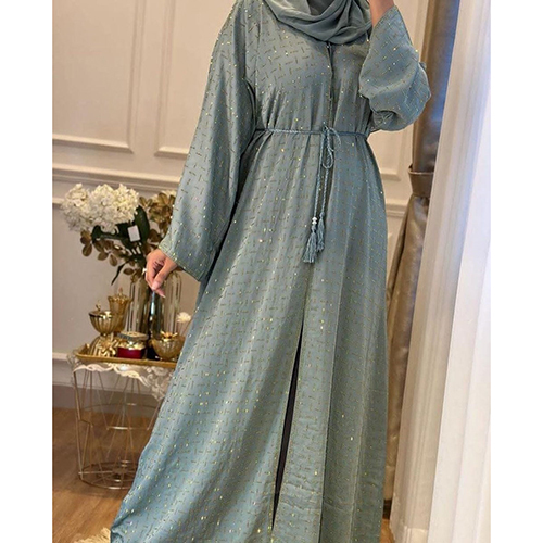 Printed Abaya With Stone Work Burqa - Color: Different Available