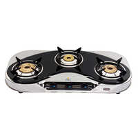 AK 3011 Three Burner Glass Top Gas Stove