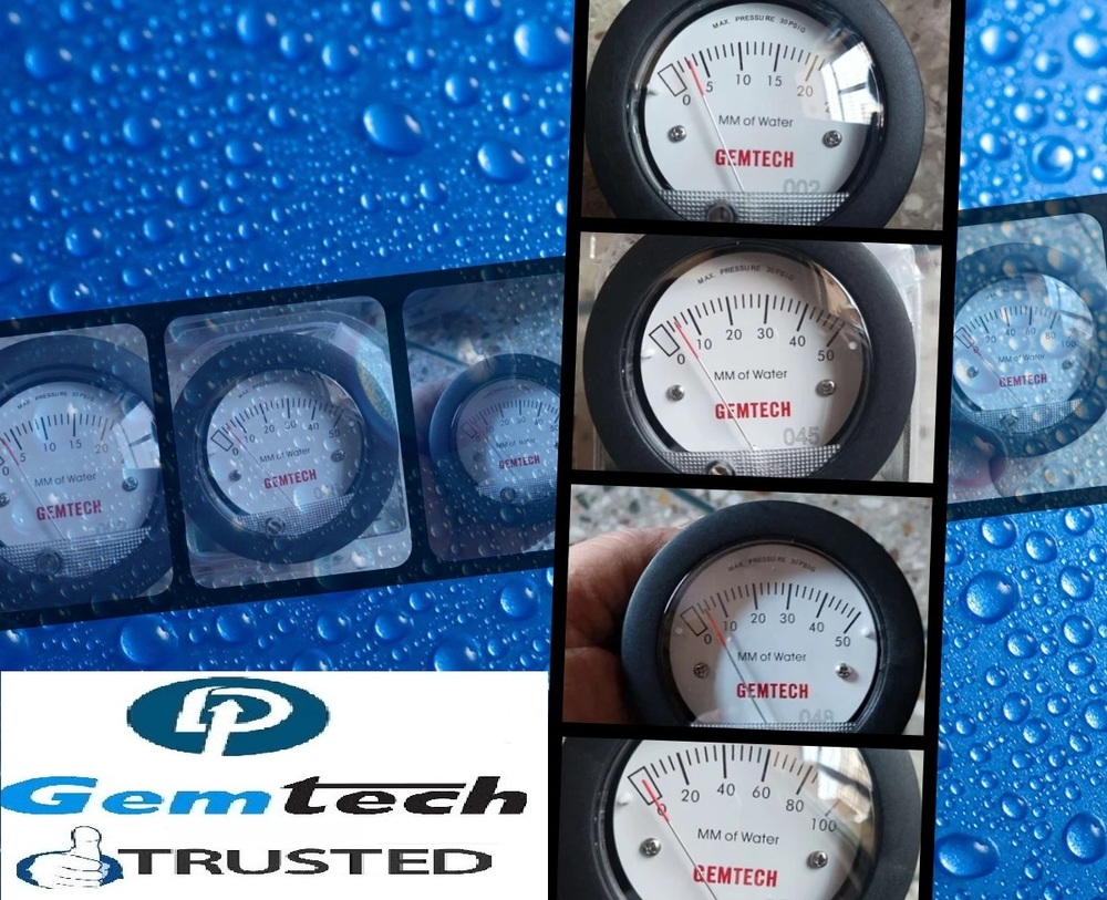 Gemtech Mini Differential Pressure Gauges Wholesale Dealers Suppliers Distbutors In India Ncr Delhi - Accuracy: A 2% Of Full Span At 70 (21 (A 3% On -0