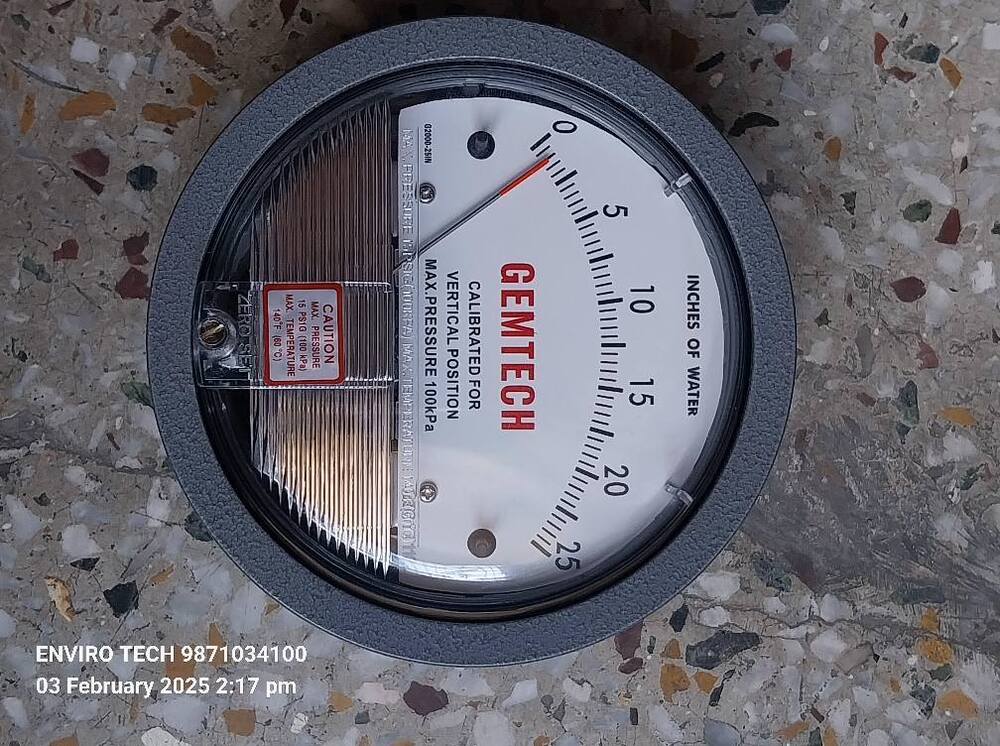Gemtech Differential Pressure Gauge In Jhotwara 302012 Jaipur-302021 Rajasthan - Accuracy: A 2% (-Ha Model A 1) Of Fs (A 3% (-Ha A 1.5%) On -0