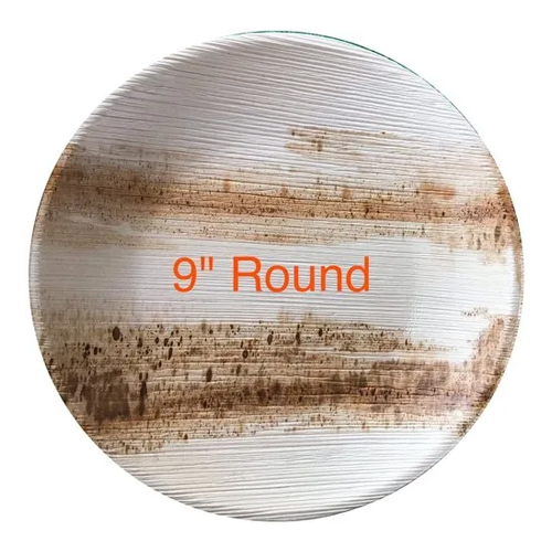 9inch Round Areca Leaf Plate