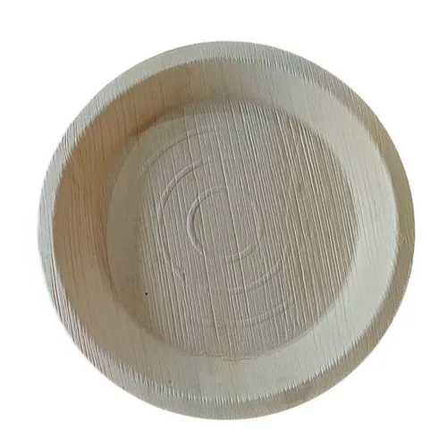10Inch Disposable Areca Leaf Plate - Application: Event And Party Supplies