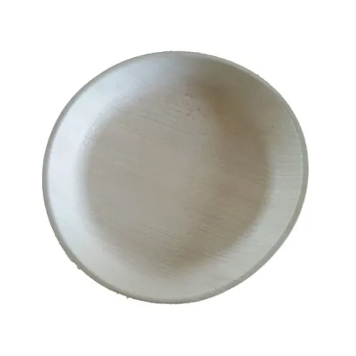 6Inch Disposable Areca Leaf Plate - Application: Event And Party Supplies
