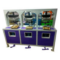 Automatic Areca Leaf Plate Making Machine - Color: Blue Paint Coated