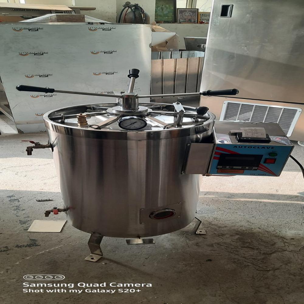 Vertical Autoclave Double Wall - Color: Silver