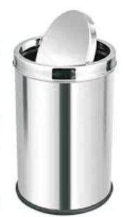 Stainless Steel Swing Dustbin 100L (16X30)