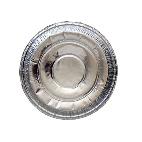Round Silver Paper Plate