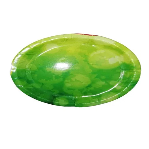 Green Paper Plate