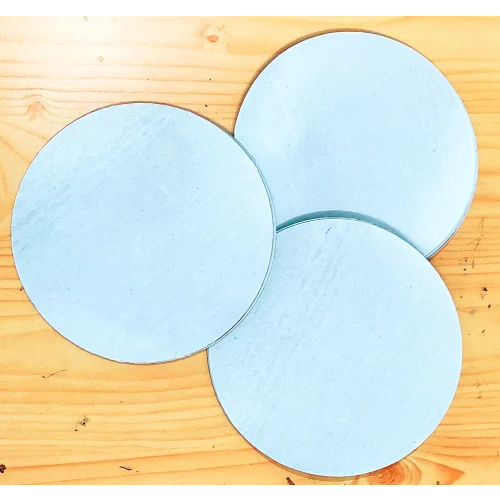 Plain Biodegradable Paper Plate Raw Material - Color: White
