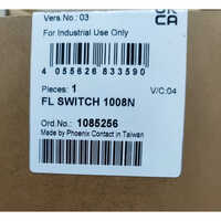 Fl Switch 1008n Industrial Ethernet Switch Phoenix Contact 1085256 - Color: Black