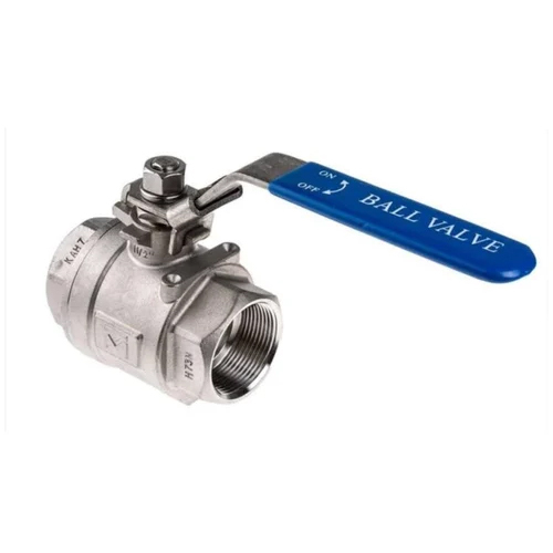 Ss Ball Valve - Finish: Powder Coated