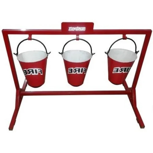 Fire Bucket Stand With Bucket