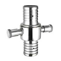 Male Female Coupling - Color: Silver