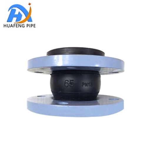Carbon Steel Flanged Single Sphere Flexible Rubber Joint