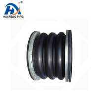 Gjq(x)-sq-ii Double Sphere Rubber Joints - Color: Silver Black