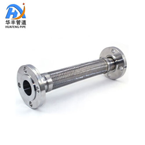 Stainless Steel Braided Flex Hose - Color: Silver